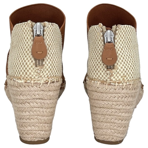 Gentle Souls Charli Cognac Elastic Womens Wedge Sandals Size 9M - Picture 7 of 12